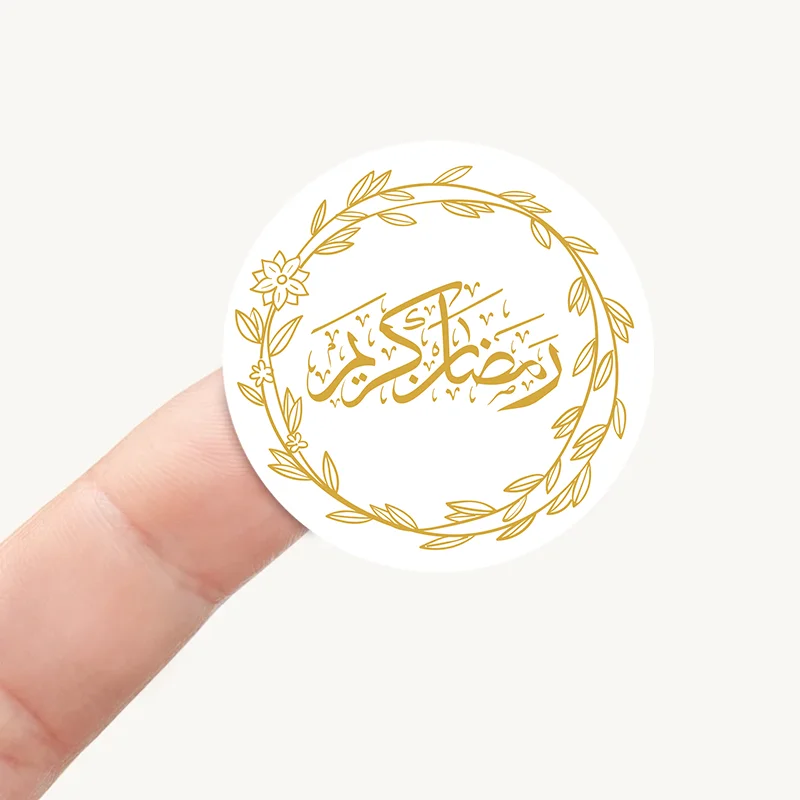 Ramadan Mubarak Decoration Sticker Islam Muslim Festival Favor Gifts Labels Ramadan Kareem Self-adhesive Labels