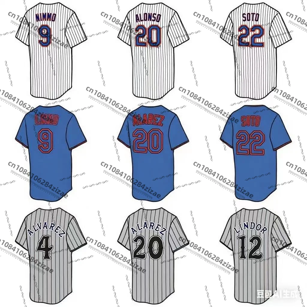 

Custom Stitched New York American Baseball Jersey Alonso Soto Softball Baseball Uniform Shirts