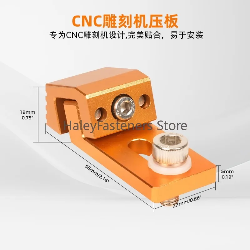 Side Fixed T-Track & Perforated Worktables Low Profile Side Clamps for  3018 Router Aluminum Tiger Claw