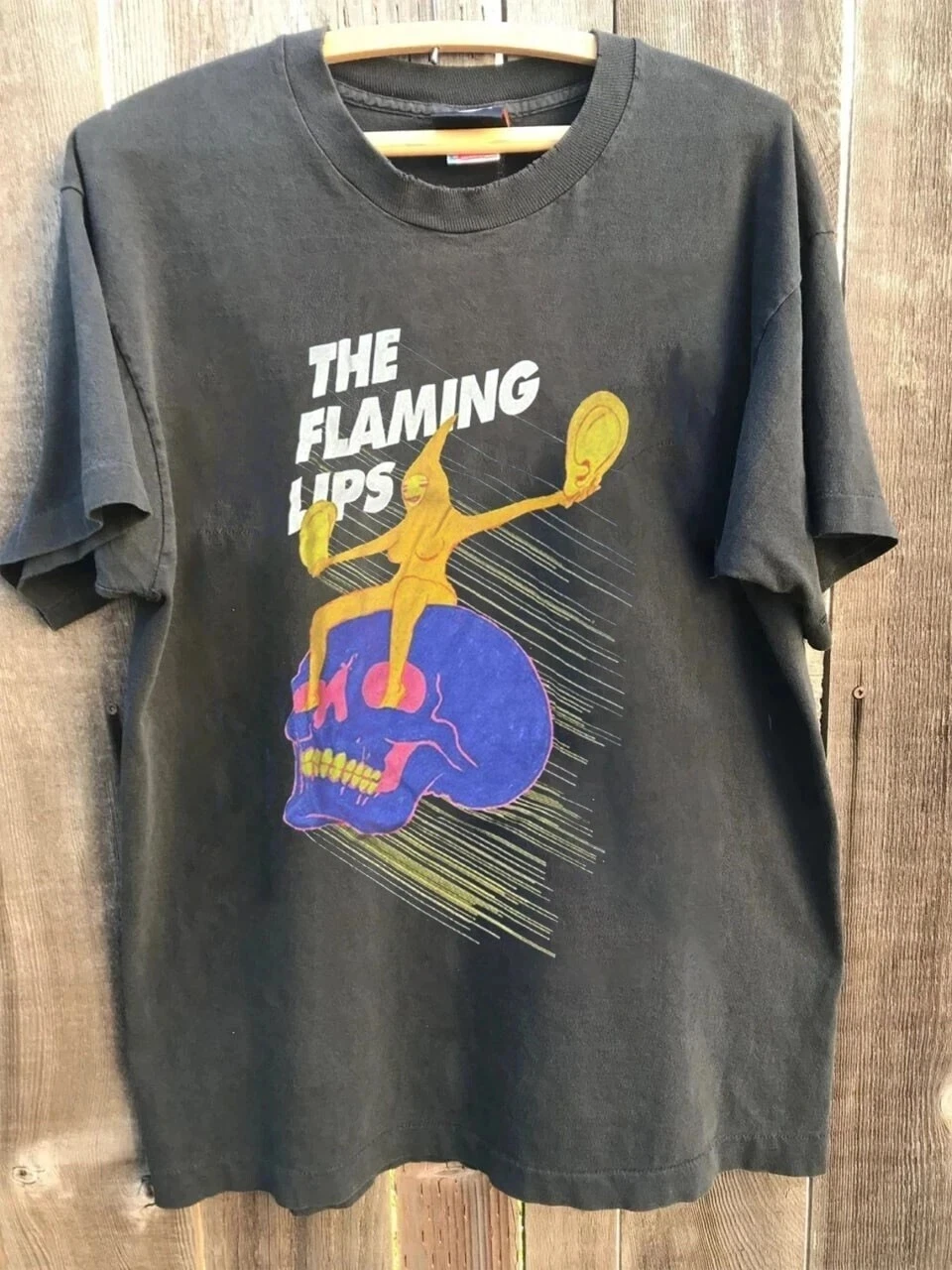Summer Women's Retro The Flaming Lips T-shirt Cotton Streetwear Oversized Loose Casual Short Sleeve Suitable for All Seasons