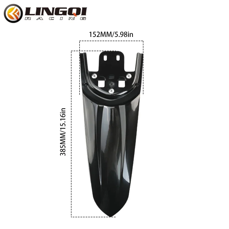 LINGQI سباق العجلات الخلفية درابزين تعديل حامي الطين لضوء النحل LightBee Eride Pro SS 3.0 دراجة كهربائية موتوكروس