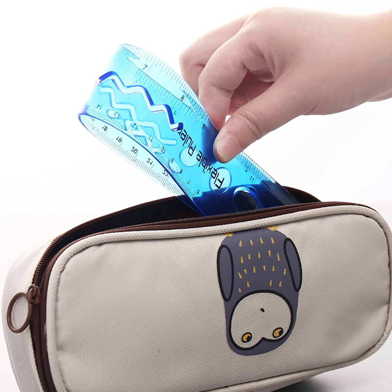 30CM Flexible Curve Ruler Drafting Drawing Measure Tool Soft Plastic Shatterproof Straight Edge Ruler Soft Ruler For School