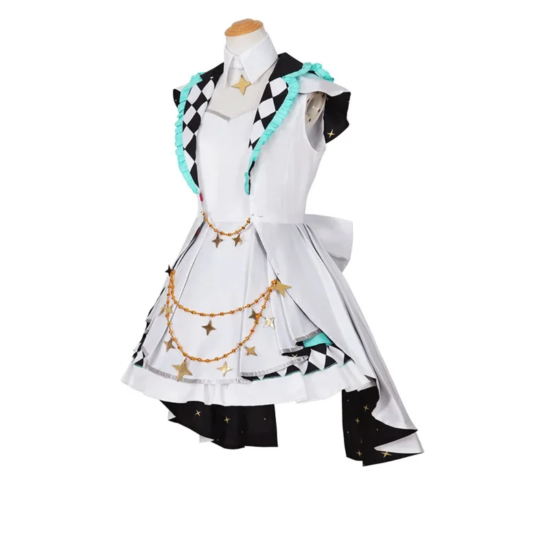 مشروع Sekai تأثيري المرحلة الملونة أكثر القفز Kiritani Haruka Hanasato Minori Momoi Airi Hinomori Shizuku زي شعر مستعار مجموعة أحذية