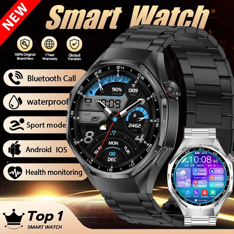2025New Hot Outdoor Militare G T6 Max Sport Smart Watch da uomo 1.5 "HD AMOLED GPS incorporato IP67 Orologio impermeabile BT Chiamata SmartWatch