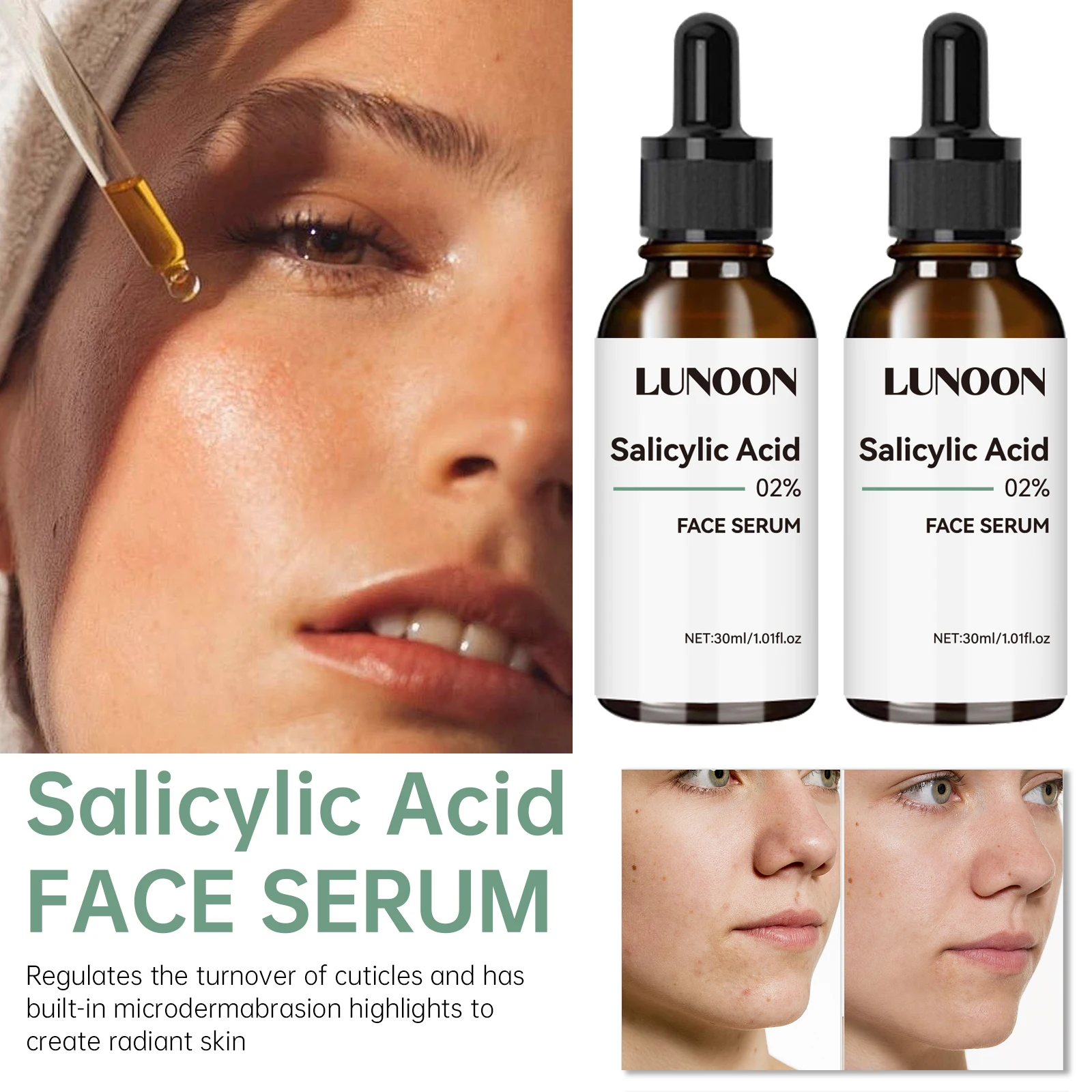 Salicylic Acid Facial Serum Fi - Azelaic Acid Serum ulasan dan harga