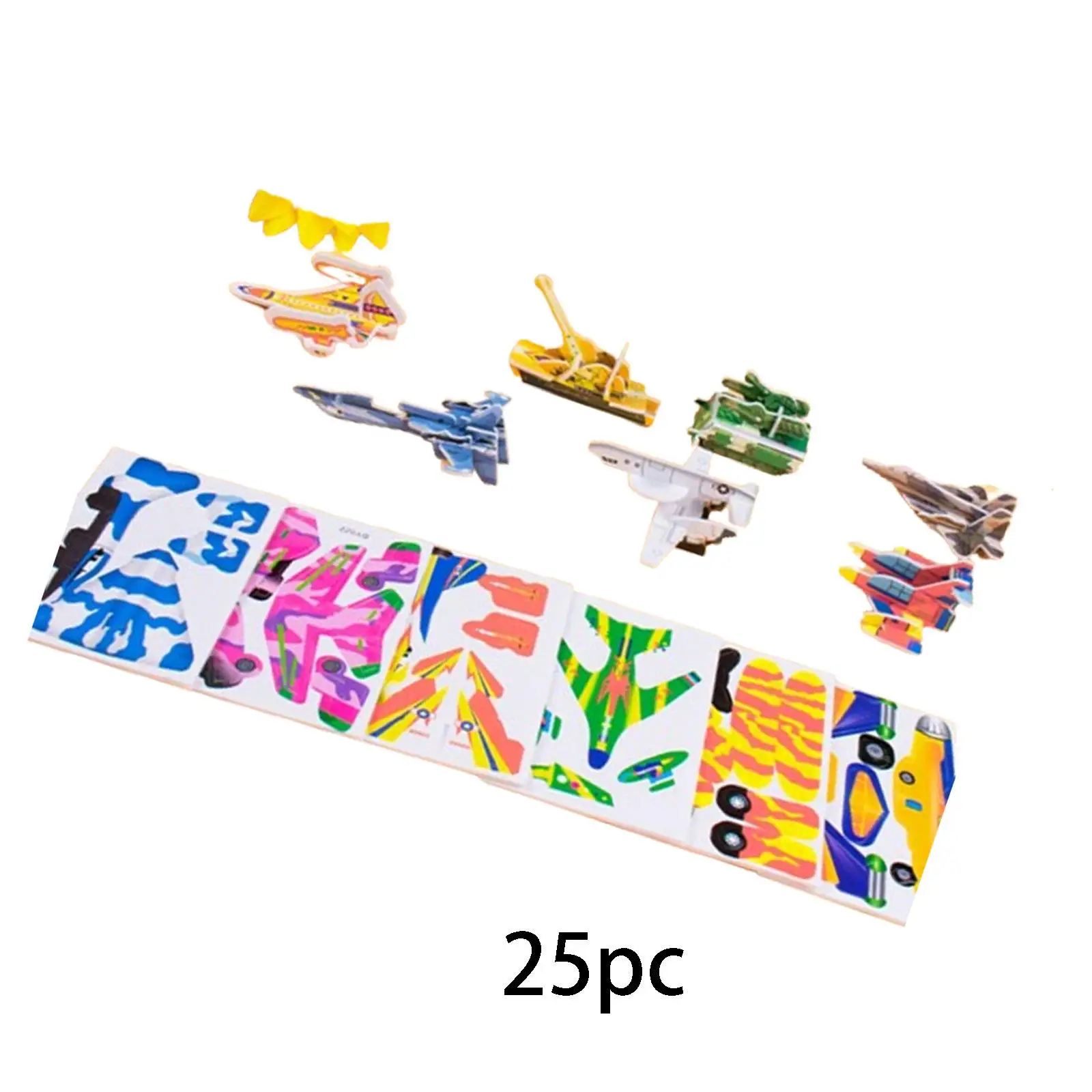 2-6pack 3D Cartoon Puzzles Learn Activities Fine Motor Skills