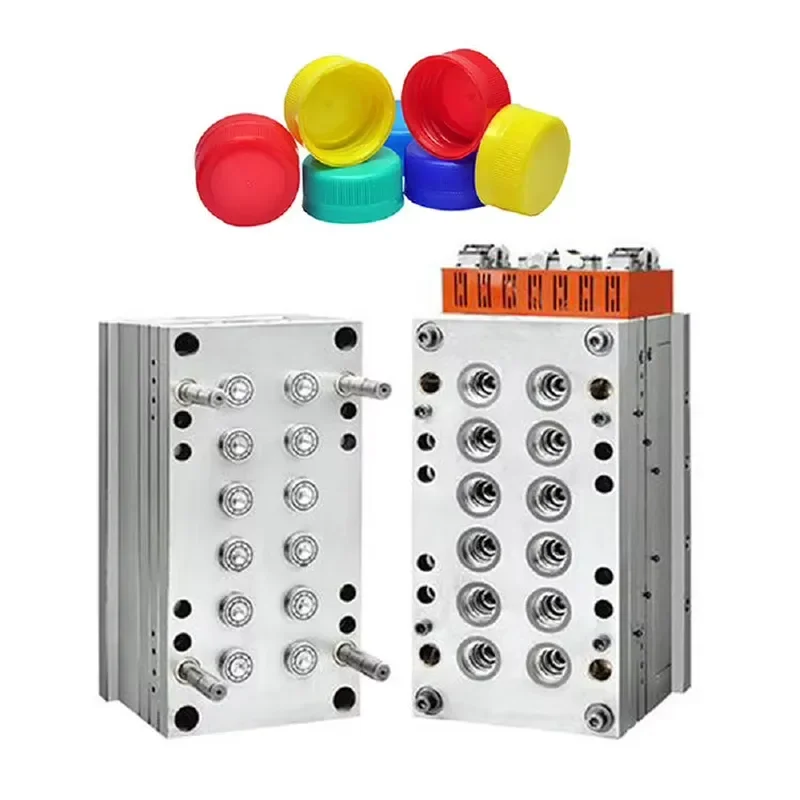 High Precision Design 12 16 24 32 Cavity Cap Mold for PET Bottle Water Juice and Beverage Manufacturing Cap Mold
