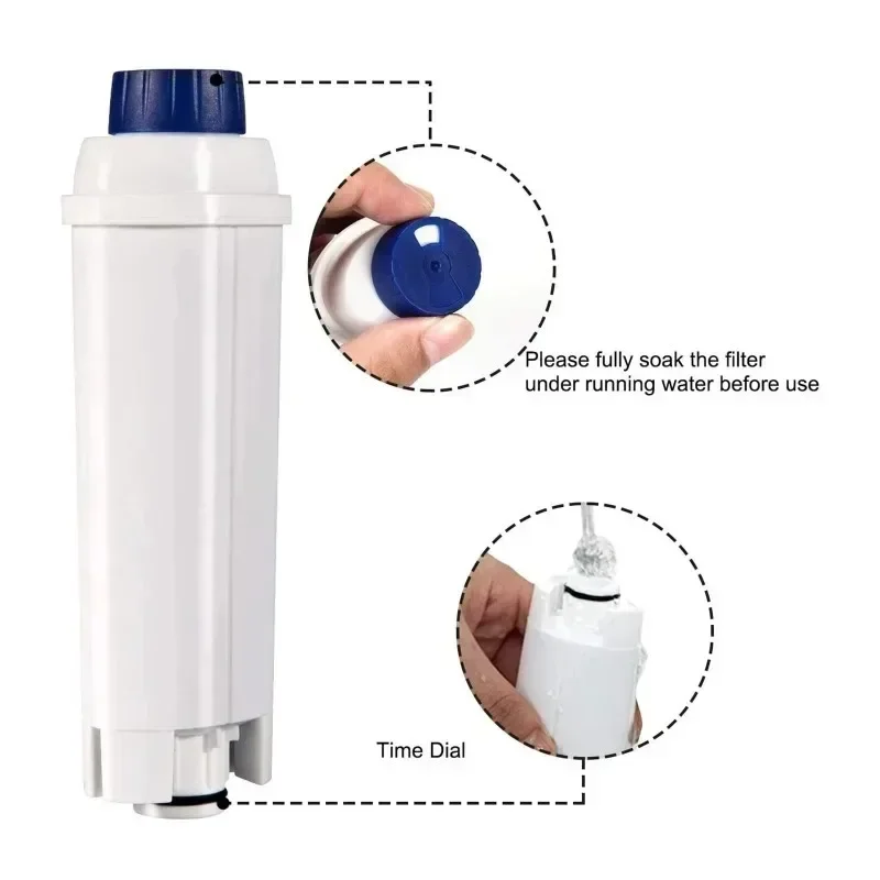 Soft Water Filter For Coffee Machine Delonghi DLSC002, 5513292811,CFL-950,SER3017,ECAM ESAM ETAM Series Impurity Removal Extends