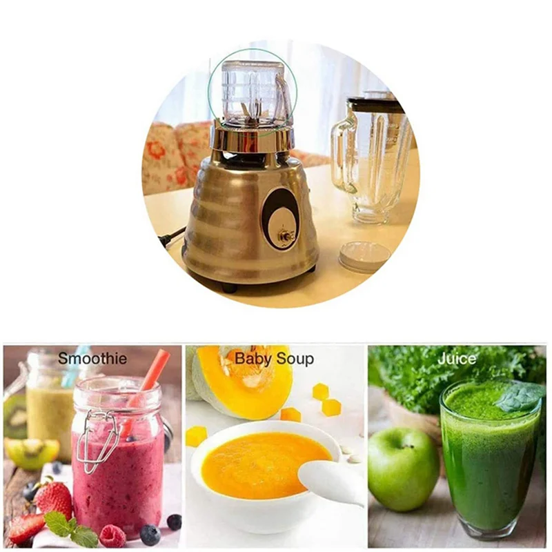 

AC93 — запасные части для блендера Oster, аксессуар для мини-баночки для блендера Osterizer 4937, мини-пластиковые банки с чашками и крышками (3 шт.)