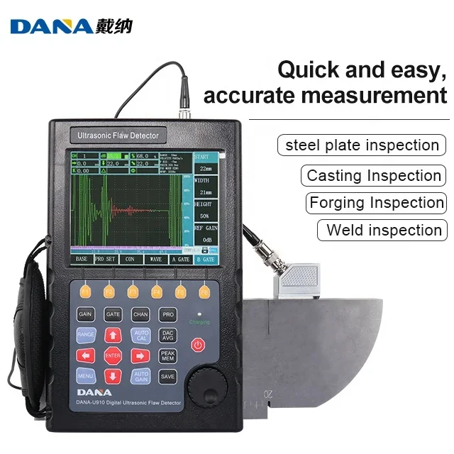 DANA-U910 Portable Ndt Test Equipment Ultrasonic Flaw Detector Machine industrial metal detectors ultrasonic ndt In Stock