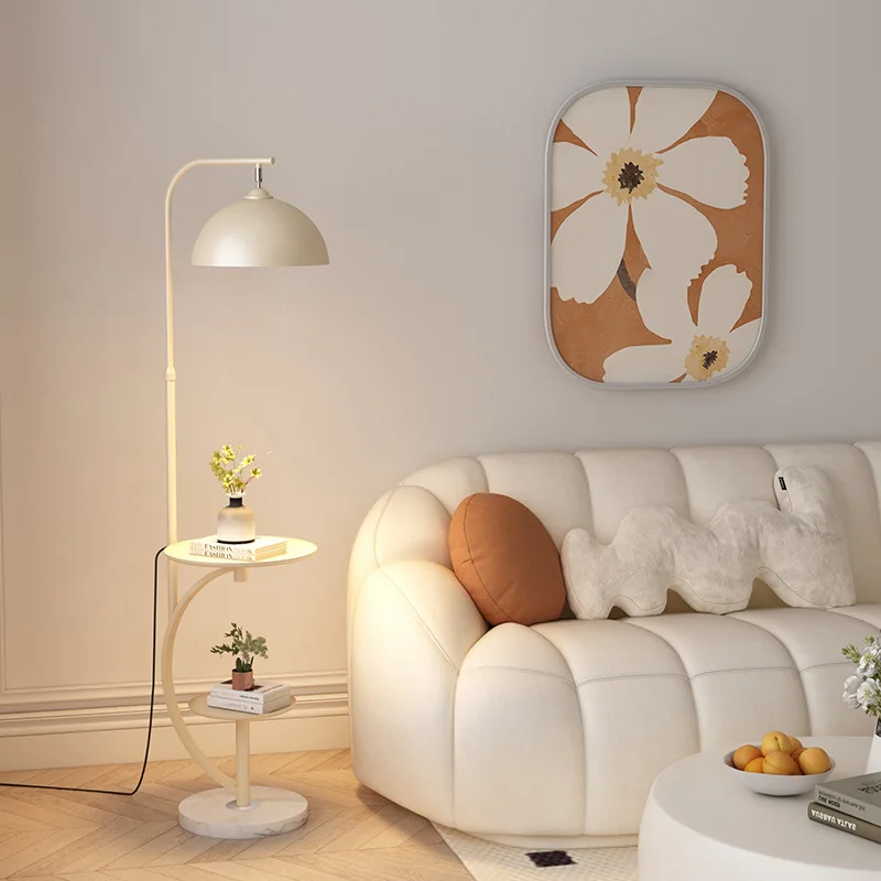 

Living room, floor lamp, premium, light luxury, shelf, American, retro