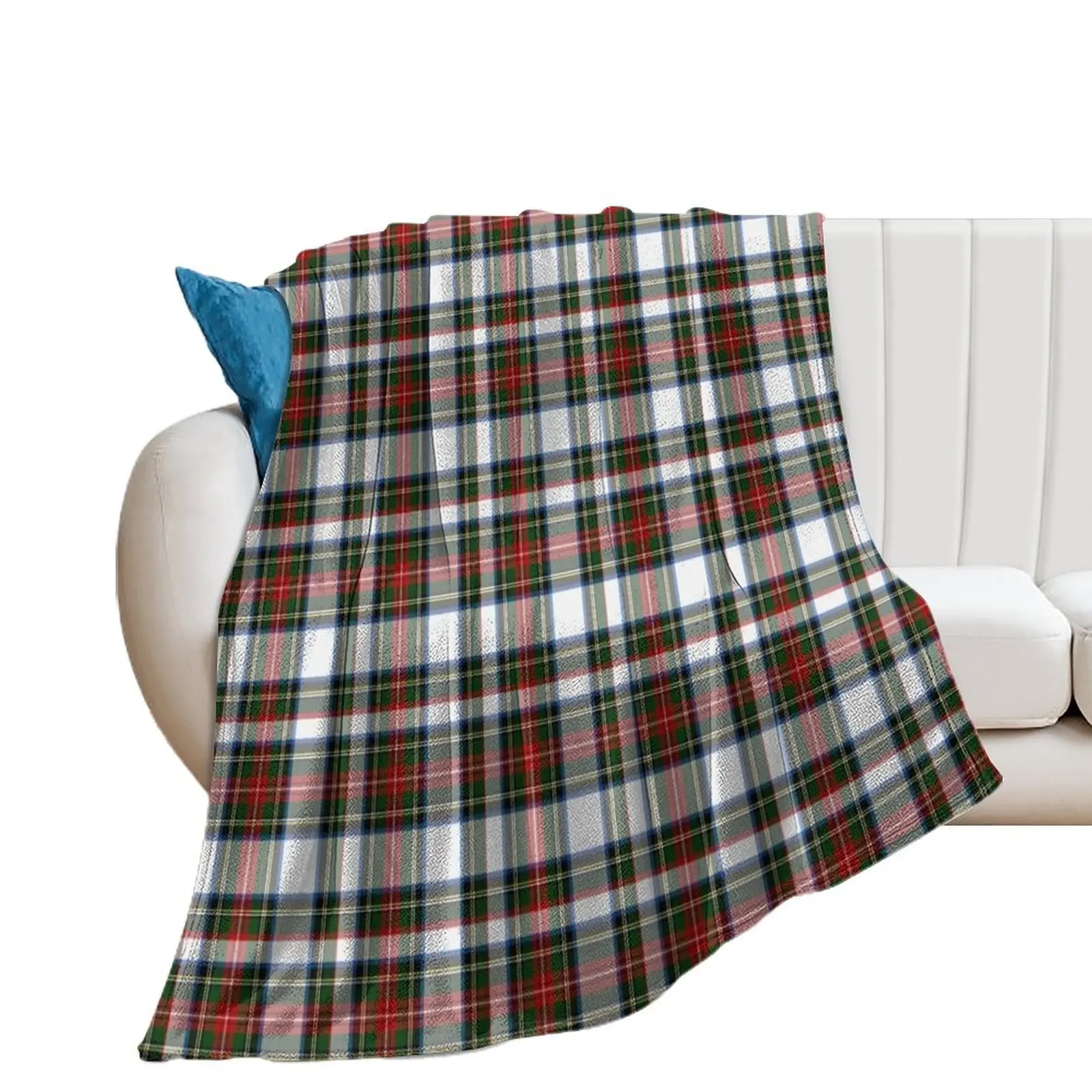 

Clan Stewart Dress Tartan Plaid Pattern Throw Blanket Decorative Sofas Travel Thermals For Travel Loose Blankets