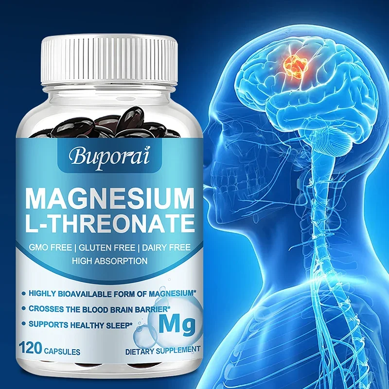 Magnesium L Threonate - Improves Memory, Deep Sleep, and Supports Better Mood