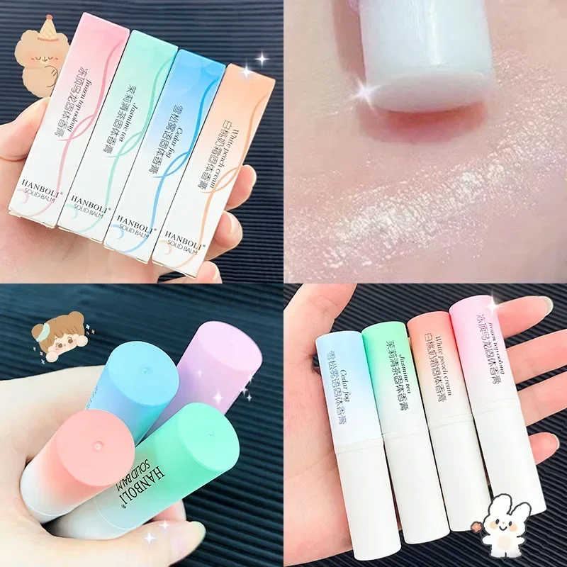 Portable Solid Balm Pen Fragrances for Women Men Solid Perfume Lasting Fresh Light Fragrance Stay Long Solid Stick Body Perfumes