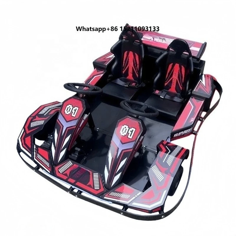 Double Seat Parent-child Electric Off Road Drift Racing Karting Go Karts for Adults and Kids Amusement