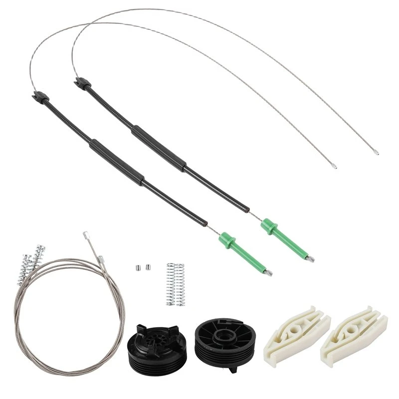 For 206 CC REAR LEFT RIGHT Window Regulator Repair Kit For Convertible Cabrio 2000-2008