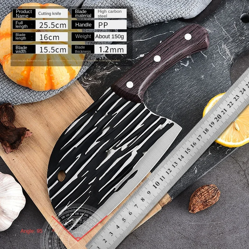 New Internet Celebrity Knife Forged Hammer Fish Head Knife Kitchen Household Stainless Steel Kitchen Knife Super Sharp Slice