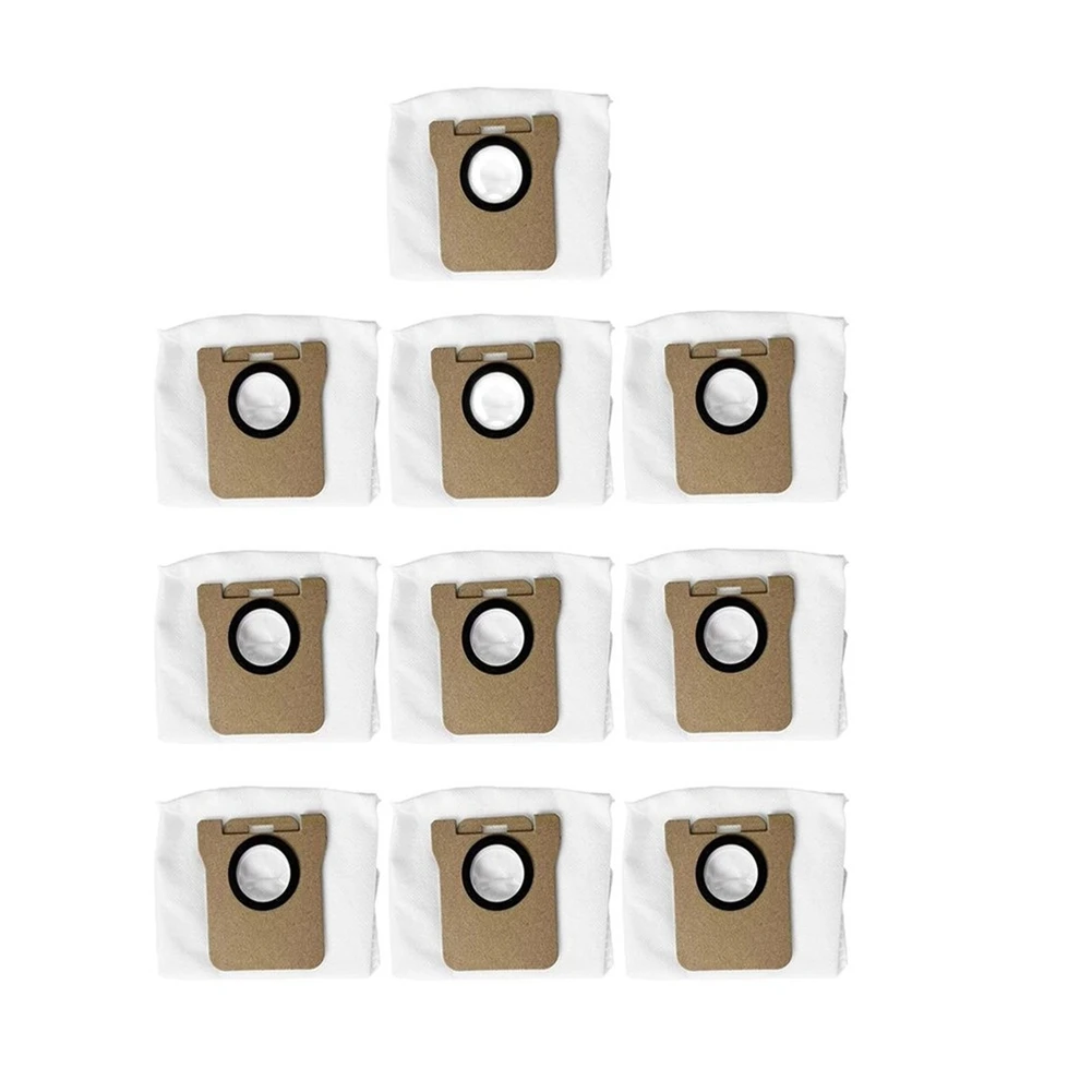 10PCS for Dreame Bot L10S Ultra/Mijia B101CN/Dream S10 S10 Pro Robot Vacuum Cleaner Replacement Parts Dust Bag