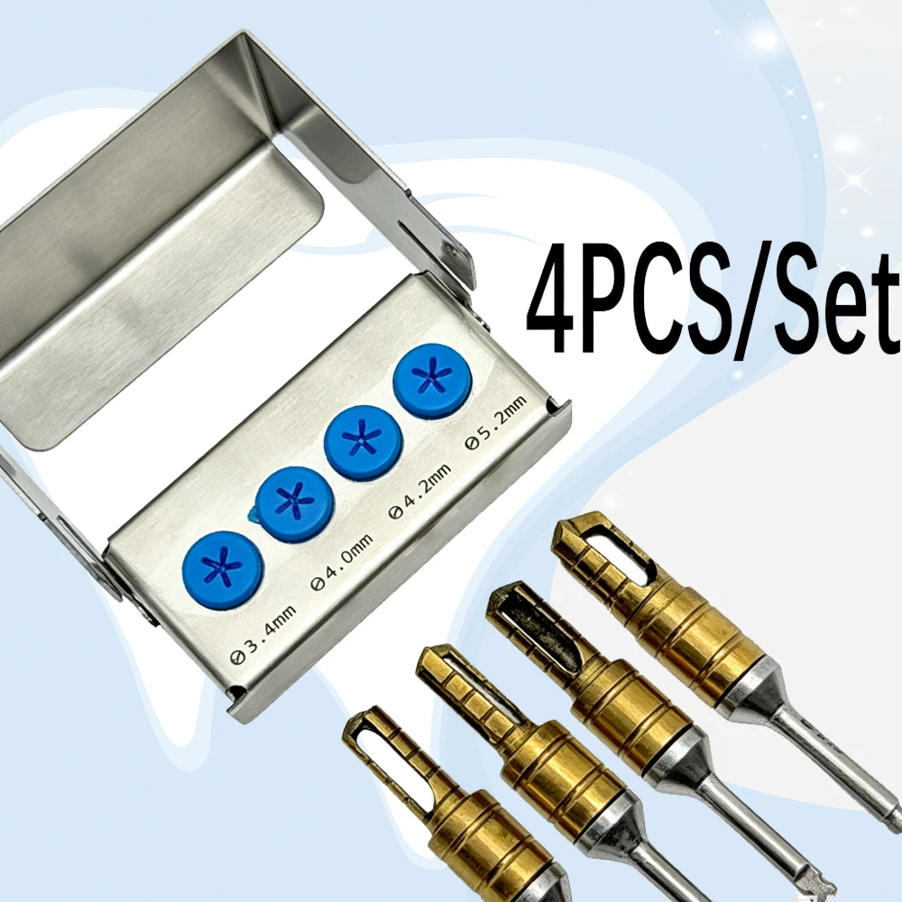 

Dental Bone Collector & Self-Grinding Mill Drill Set for Implant Surgery Bone Grafting with Motor Handpiece Bur Kit