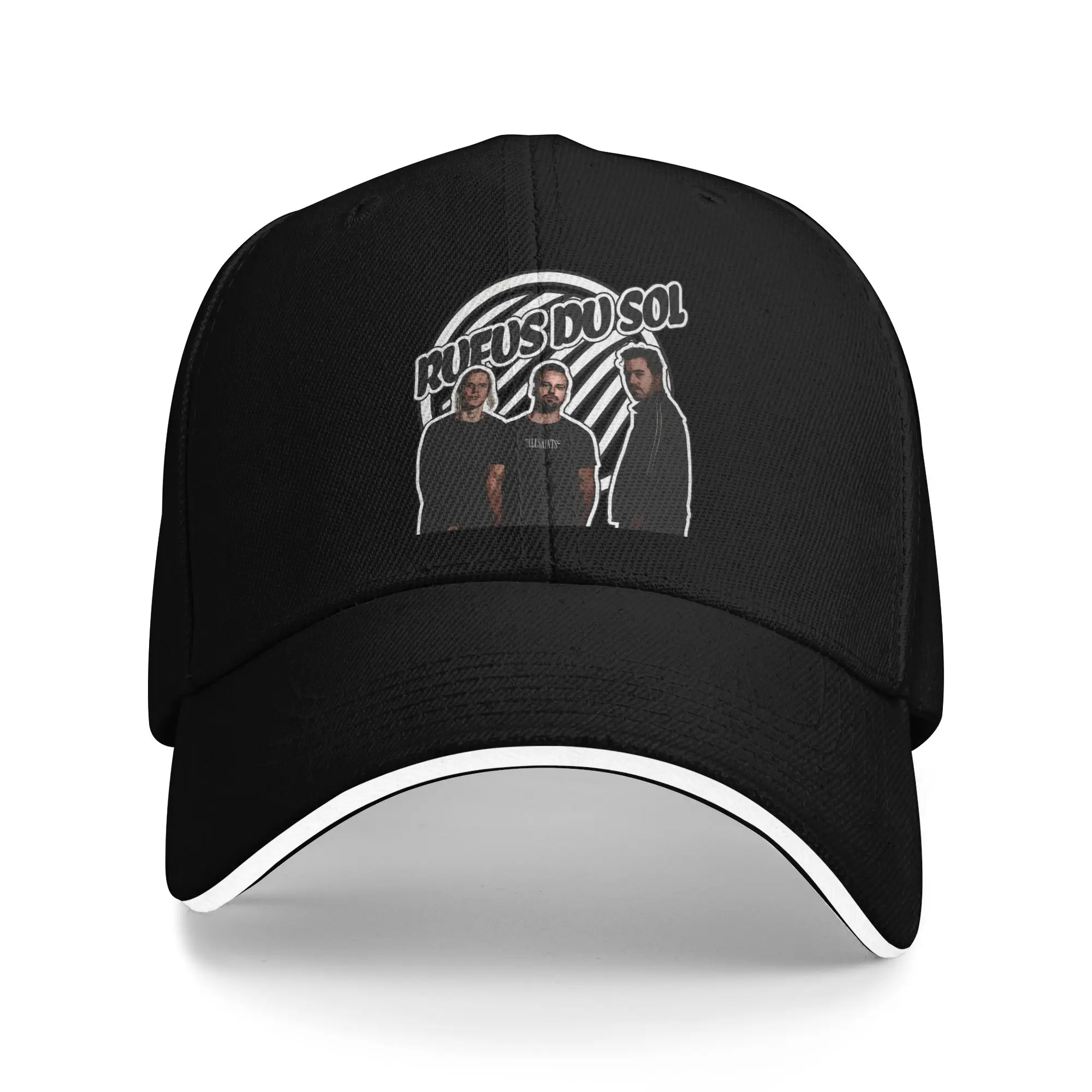 Men Women Rufus Du Sol 2026 Concert Hats Cool Baseball Cap  Trucker Hat Golf Headewear Gift