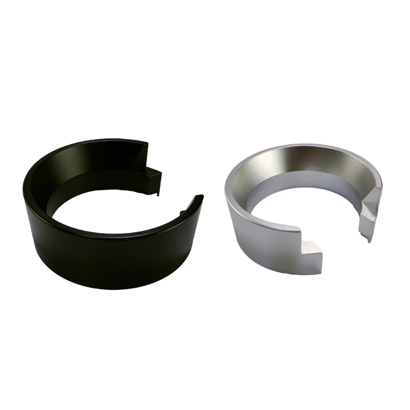 Funil De Dosagem De Café Em Pó, Anéis De Pó Universal, Material Metálico, Espresso, Máquinas De Receber, 58mm