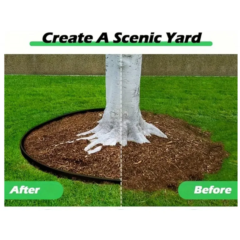 Custom.Plastic Fence Factory Stadium Garden Fence Strip Stone and Grass Belt