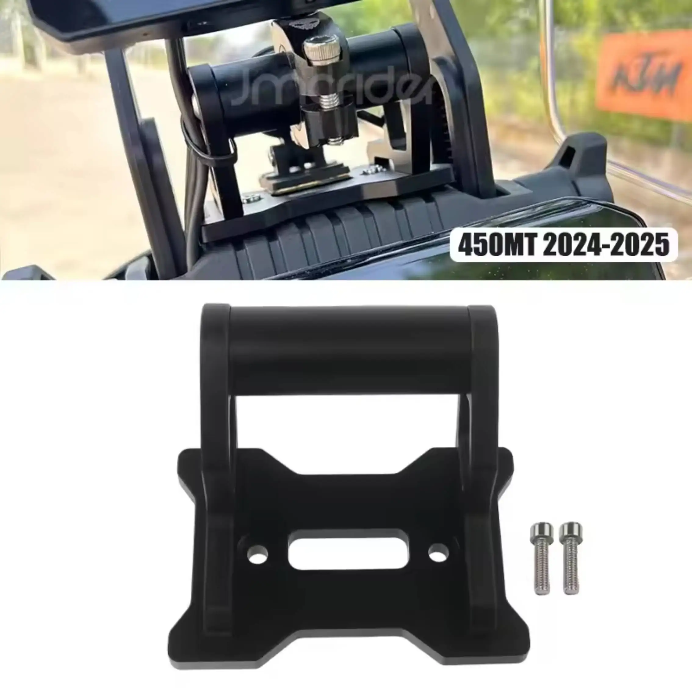 

For CFMOTO 450MT 450 MT 2025 Motorcycle Accessorie CNC aluminum GPS Phone Holder Stand Navigation Extension Bracket