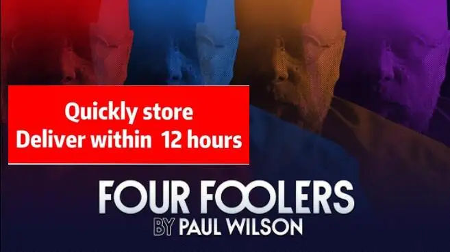 4 pcs Paul Wilson -Four Foolers Download Bundle -A Beautiful Mind -Devilicious -Undone Delusion -Unholy Gathering Magic tricks