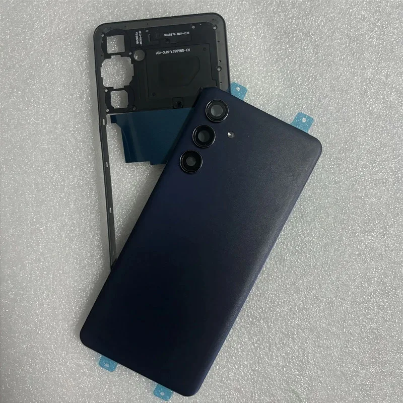 

Полный корпус для Samsung Galaxy M55 5G M556, средняя крышка рамы, задняя крышка аккумулятора, задняя крышка, запасные части