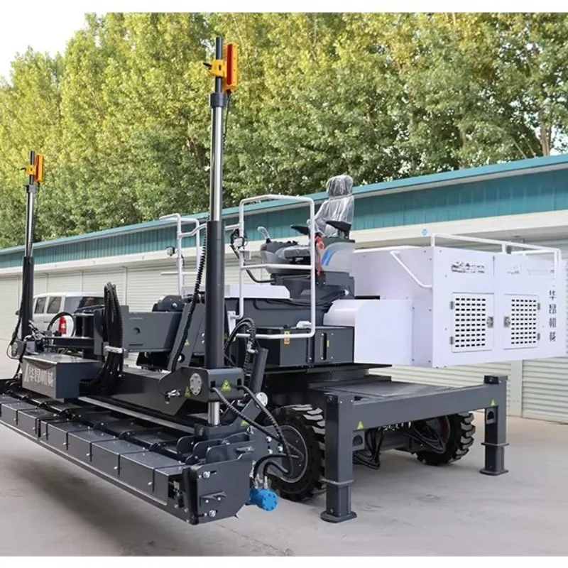 Custom Concrete Laser Screed Machine Engine Automatic Screed Telescopic Boom Concrete Laser Leveling Machine  For Construction