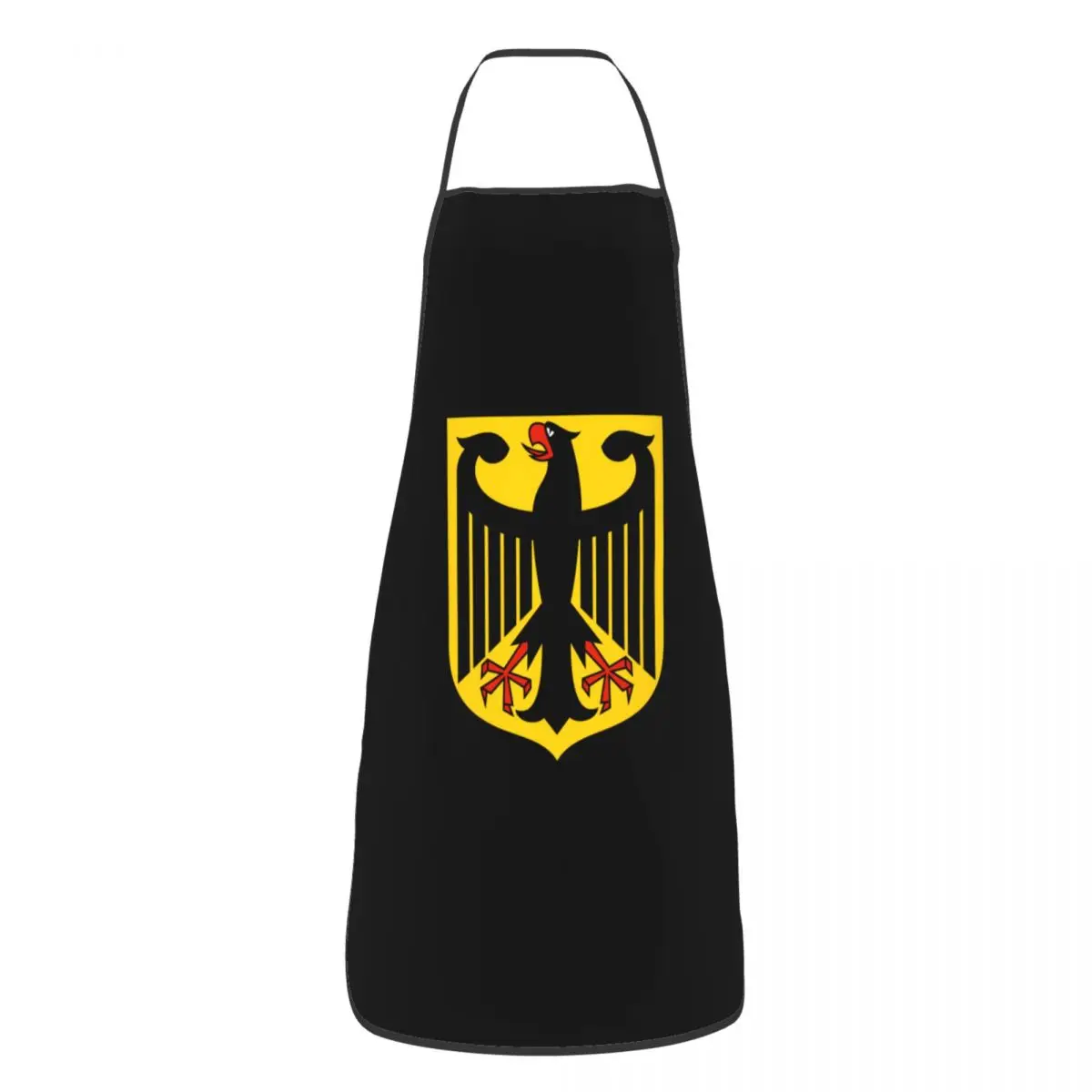 Custom Bib Coat Of Arms Of Germany Aprons Men Women Adult Chef Kitchen Cooking German Flag Eagle Tablier Cuisine Gardening