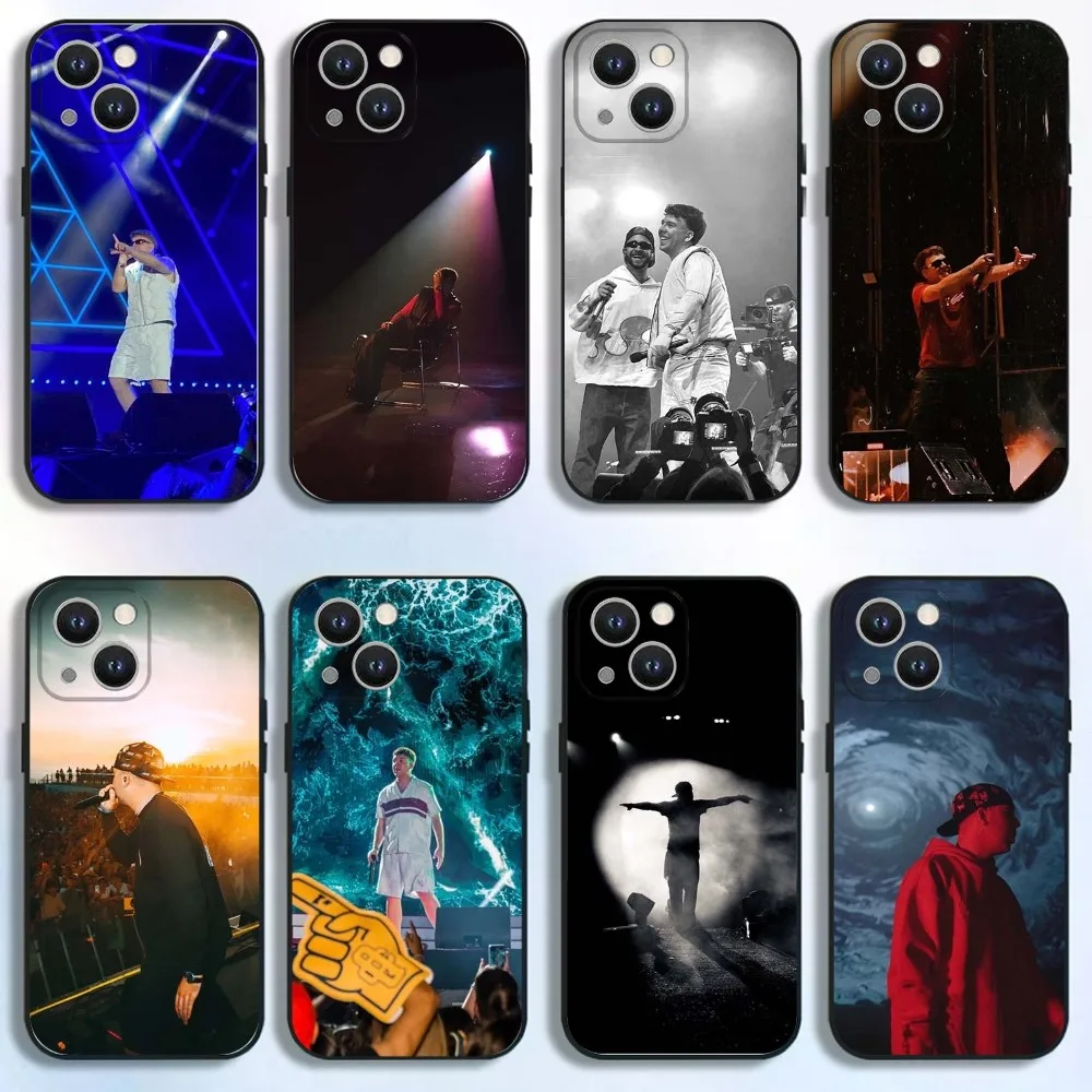 

Singer Q-Quevedo Buenas Noche Phone Case For iPhone 16,15,14,13,12,11 Plus,Pro Max,XS,X,XR,SE,Mini,8,7,Soft Silicone Black Cover