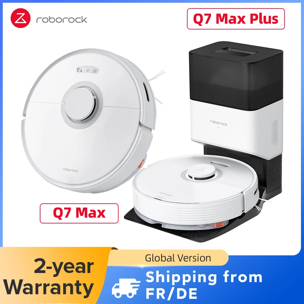 Roborock Q7 Max / Q7 Max Plus Robot Vaccum Cleaner Smart Home Appliance 4200 Pa Support Self Cleaning