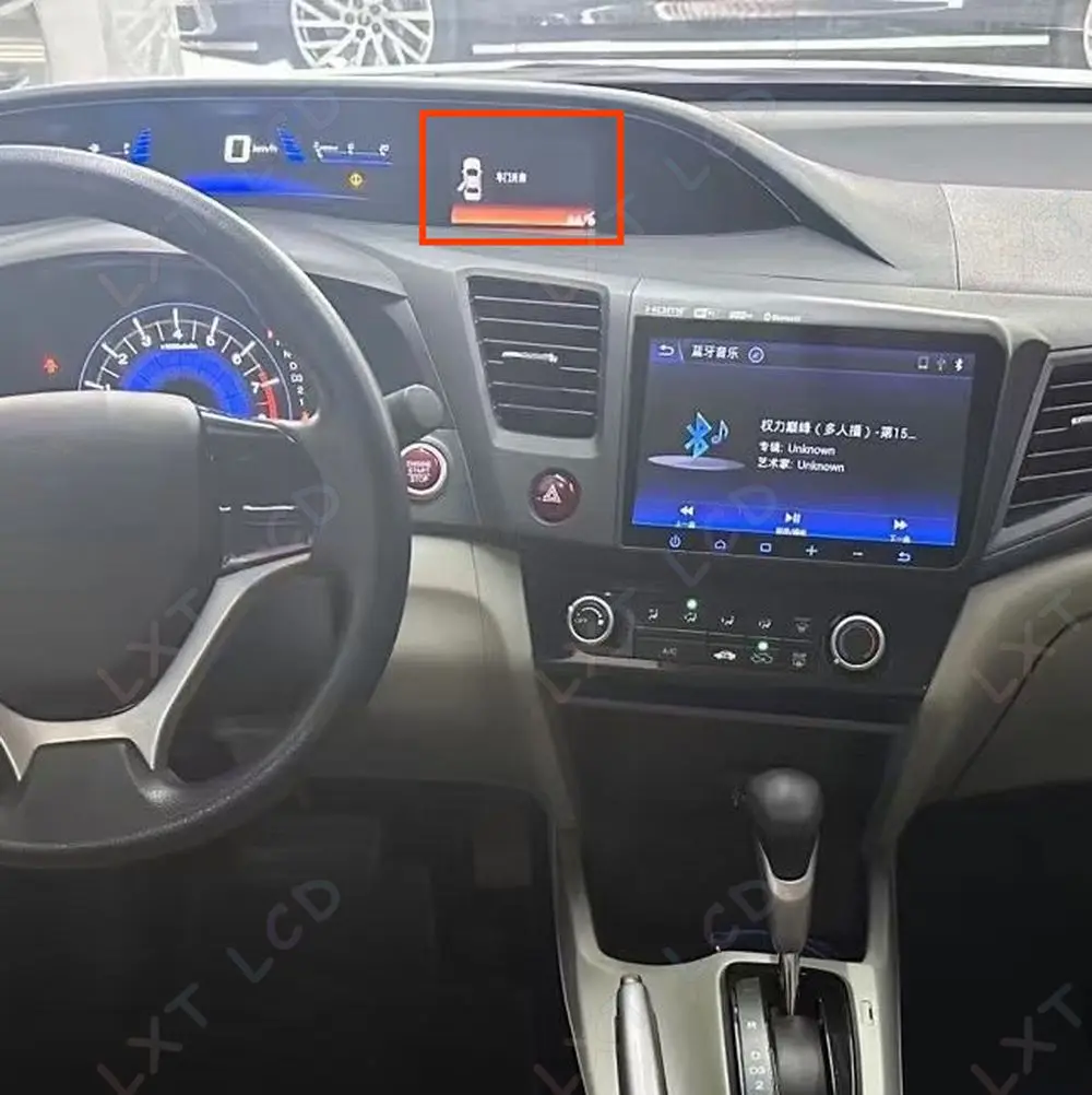 LCD Screen Display Panel For Honda Civic 9th Generation 2012 2015 XLS Original 5 Inch Car GPS Navigation LCD Display Screen LCD