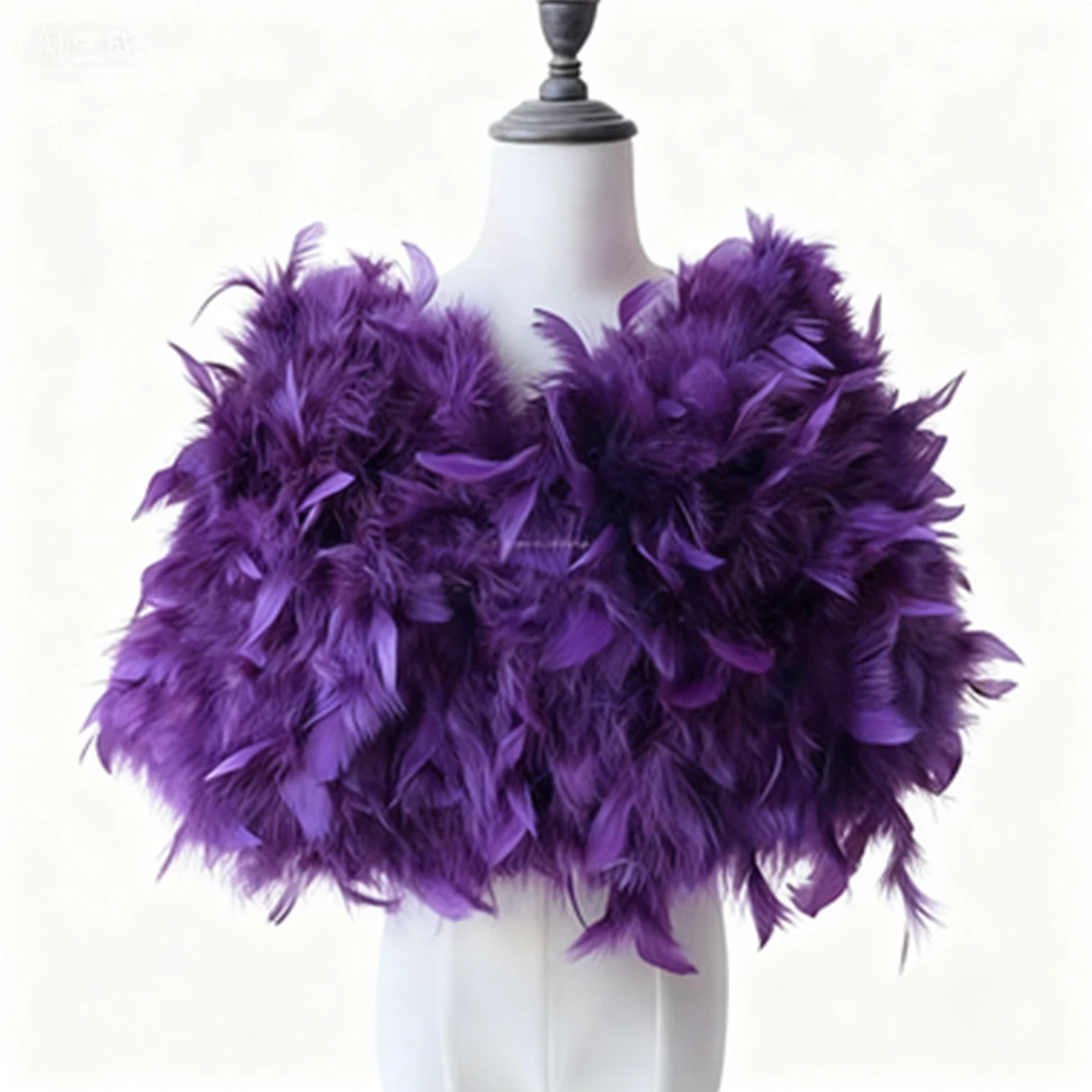 جديد ريش النعام المرأة كيب نمط ملابس خارجية حفلة ريش فاسق المرأة الكرة ثوب شال الريش هالوين #4
