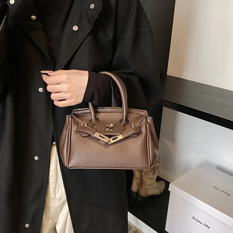 

2025 Winter New French Kelly Bag - Minimalist Crossbody/Shoulder Handbag, Small Designer Purse for Women, Casual & Chic