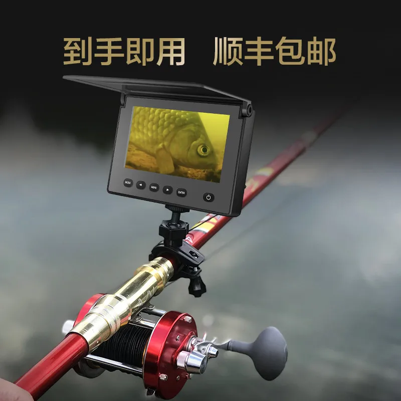 Wizualny kotwik wędkarski, kotwica do wędkowania, ryba, wideo podwodne w wysokiej rozdzielczości, artefakt wędkarski.