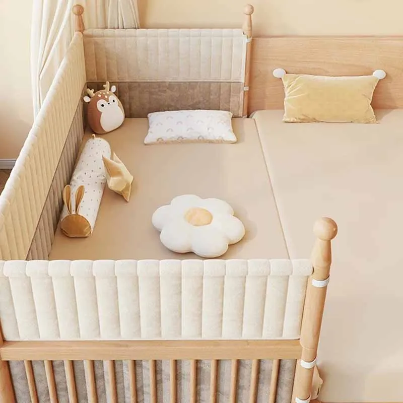 

Solid Wood Kids Bed Holder Guardrail Single Fashion Children Beds Toddler Mattresses Letto Una Piazza E Mezzo Home Furniture