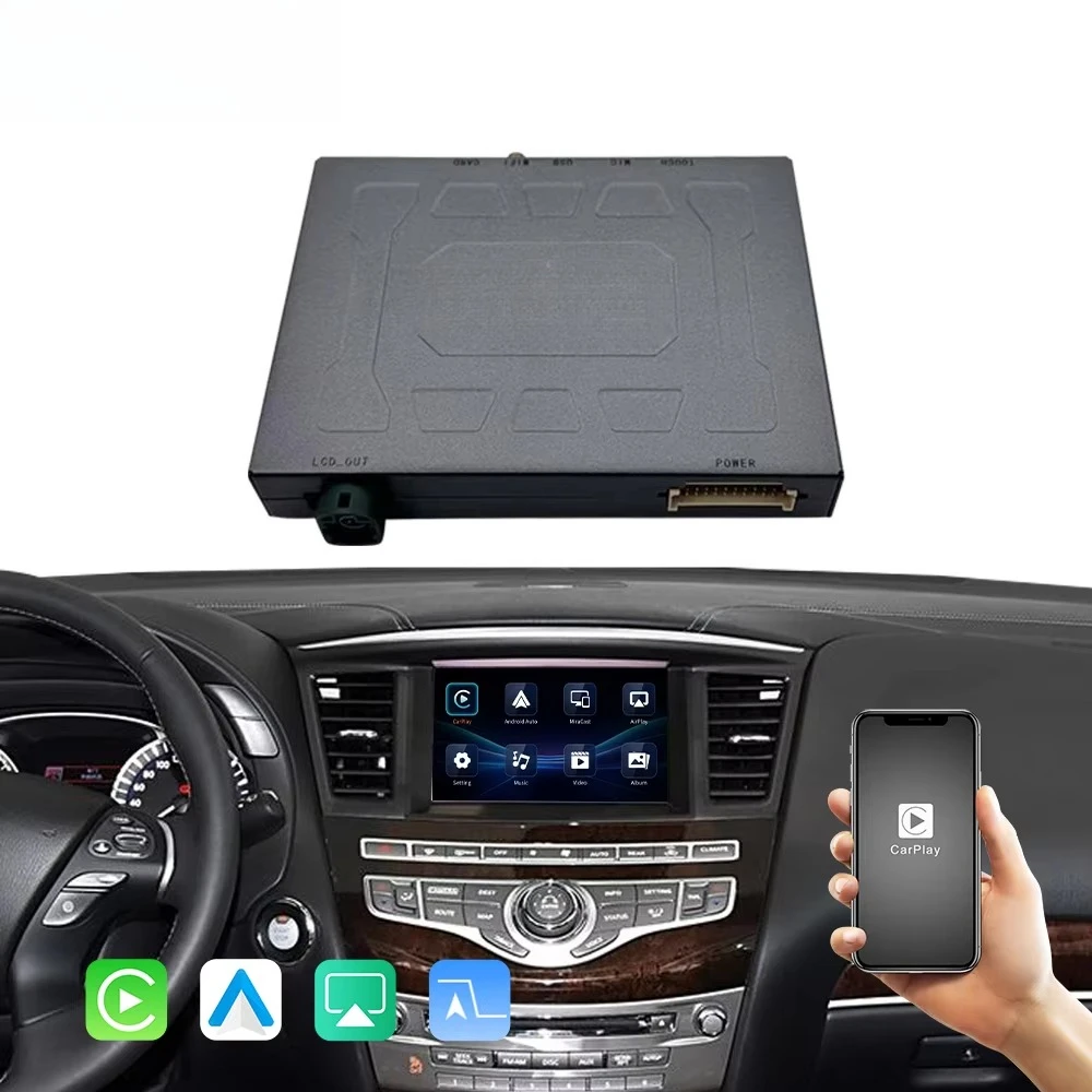 For 2015-2019 Infiniti QX60/Q70 Module MMI Interface Wireless Apple Carplay Android Auto Retrofit Screen Module