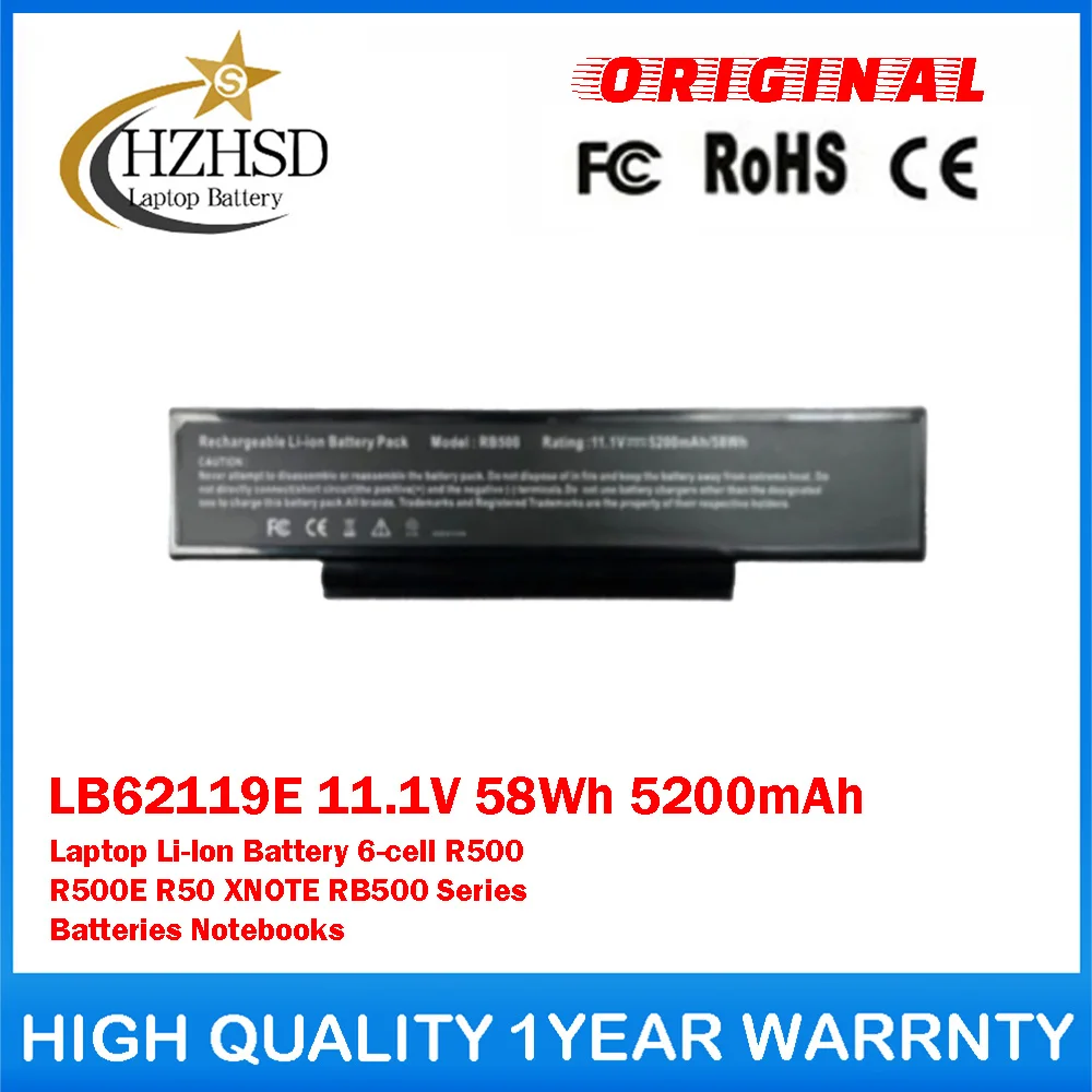 LB62119E 11.1V 58Wh 5200mAh Genuine Original Laptop Li-Ion Battery For LG 6-cell R500 R500E R50 XNOTE RB500 Series Notebooks