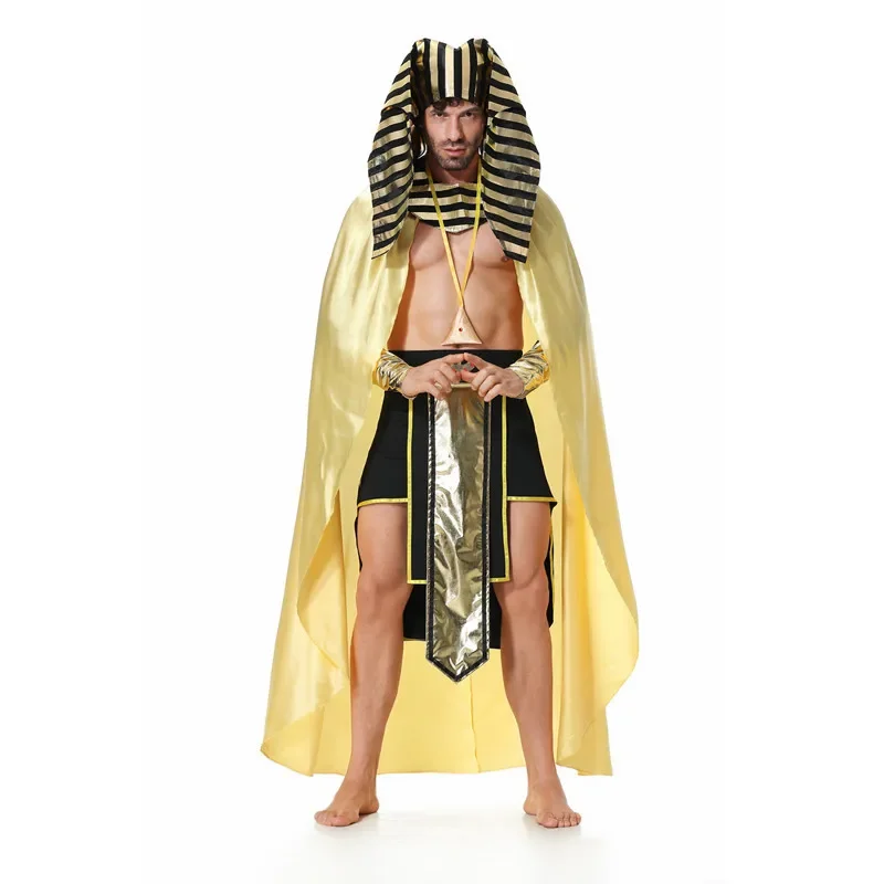 Halloween Costume Adult Egyptian Costume Cosplay Male Egyptian Pharaoh Costume