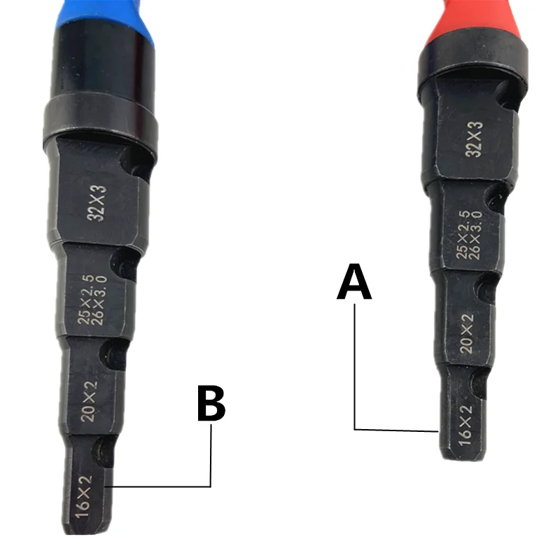 Plumbing Tools Hand Tapered Reamer PEX Extended Reamer 16mm/20mm/25mm/32mm PEX-AL-PEX Hand Reamer PPR/Plastic Pipe T-Calibrator