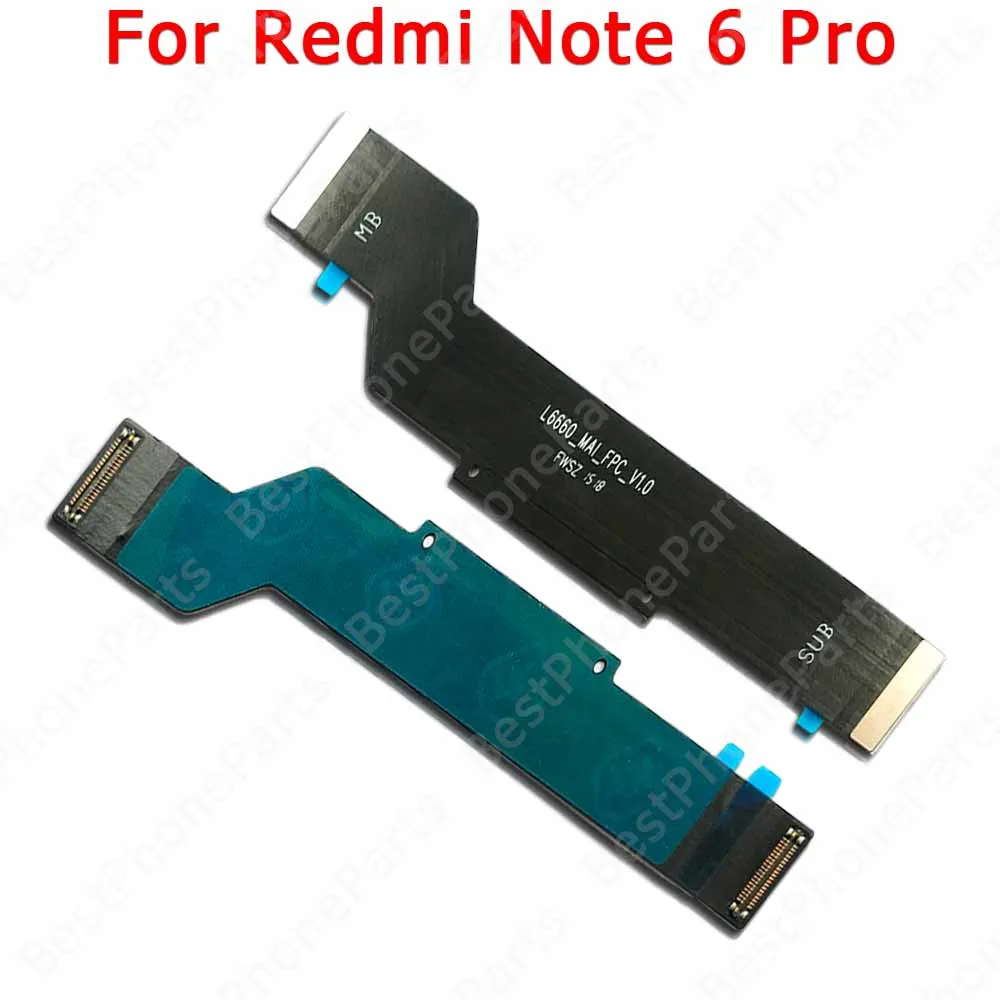 For Xiaomi Redmi Note 5 5A 6 7 8 8T 9 Pro 9S 9T Ribbon Mainboard New Main Board Motherboard Repair Flex Cable