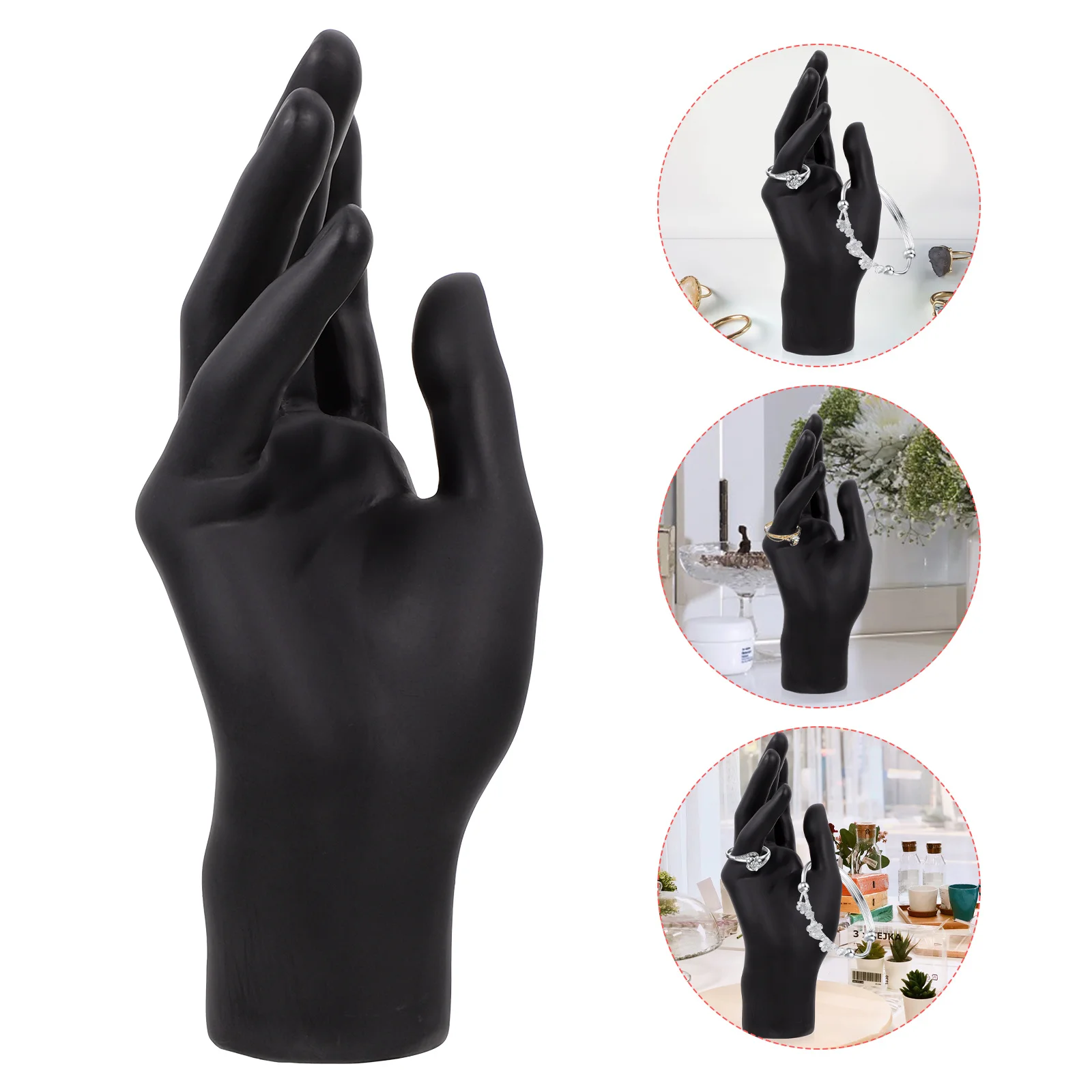 

Hand for Stand Form Display Rack Hand-shaped Ring Jewelry Stands Holder Fake