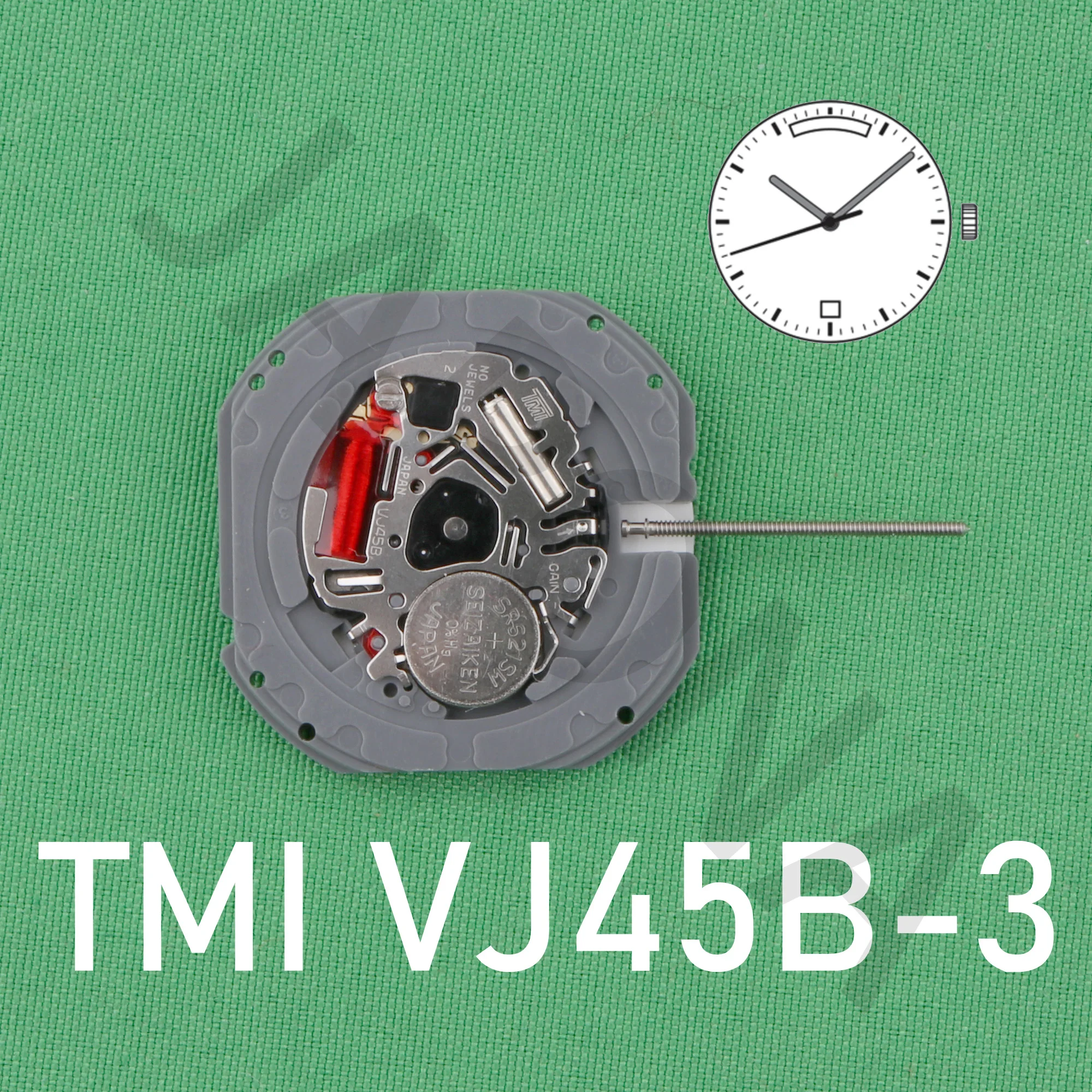 vj45 MOVEMENT tmi vj45b movement Slim / Small Movement three hands with date and wide day