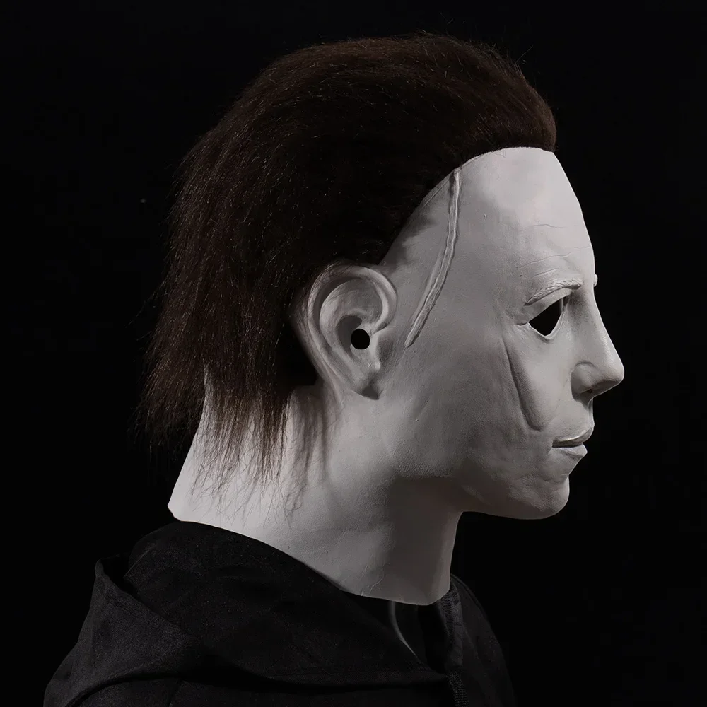 Halloween Mask Cosplay Horror Bloody Killer Demon Latex Helmet Carnival Masquerade Party Props Realistic Headgear