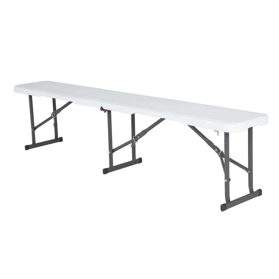 

80305 Portable Folding Bench, White