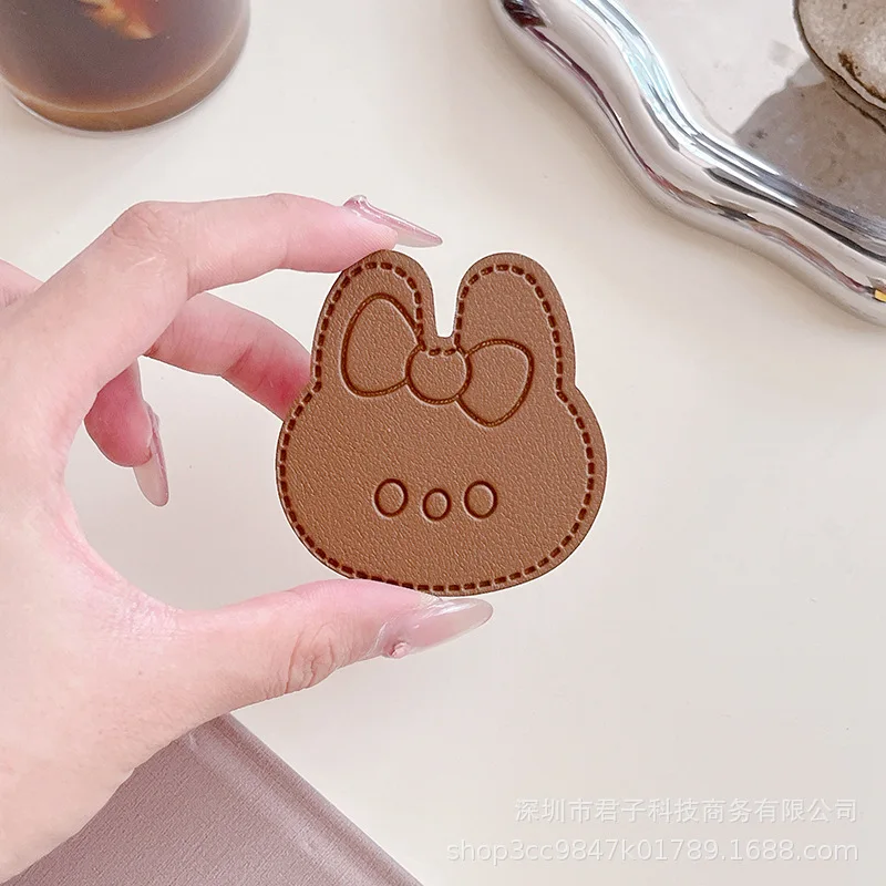 الكورية لطيف الكرتون بو الجلود الدب ربطة حامل قبضة توك حامل الهاتف المحمول حامل دعم للهاتف المحمول