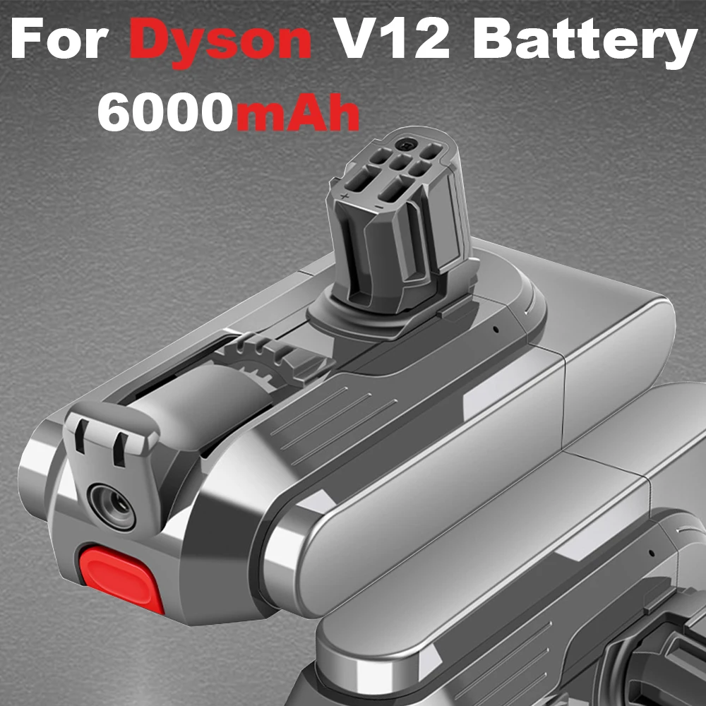 

Vacuum Cleaner Battery 25.2V 6000mAh Battery for Dyson V12 Batteries Compatible Vacuum Cleaner Models SV20, SV30, SV35, SV46,