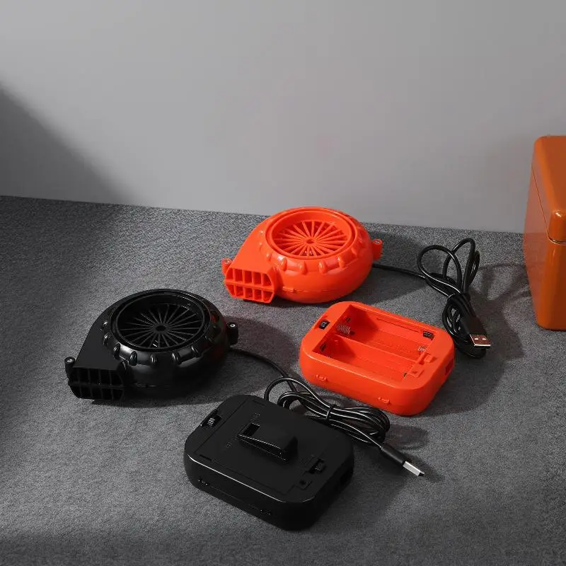 USB Battery Powered Mini Blower Fan With Separate Battery Case Portable Cooling Fan For Inflatable Costume Cosplay Supplies